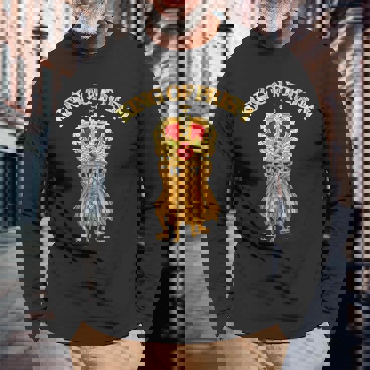 King Of Prism 金のオバレ像 長袖Tシャツ 高齢者への贈り物