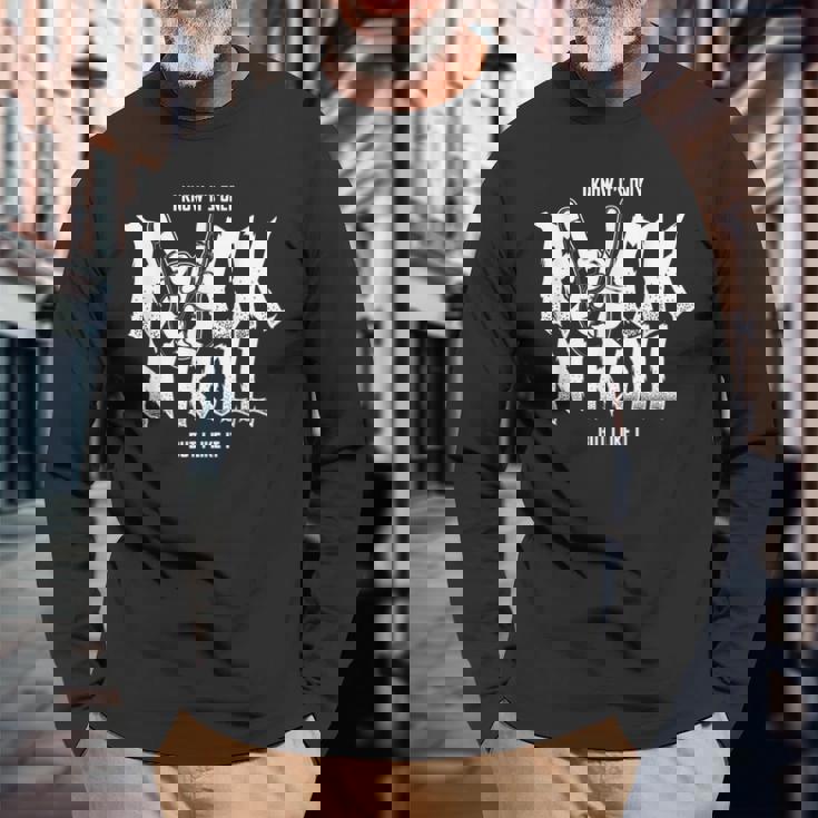 I Know It´S Only Rock N Roll But I Like It 長袖Tシャツ 高齢者への贈り物