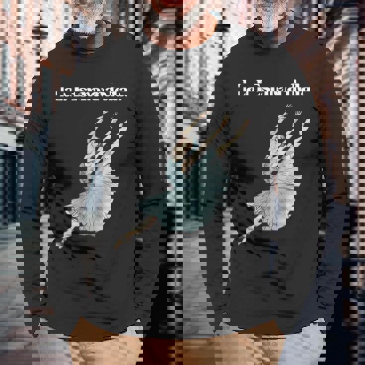 La Esmeralda バレエダンサー バレリーナ ポワント チュチュダンス 長袖Tシャツ 高齢者への贈り物