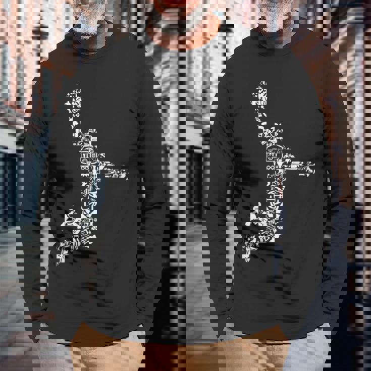 The Legend Basketballlam Dunk For The Basketball Lovers 長袖Tシャツ 高齢者への贈り物