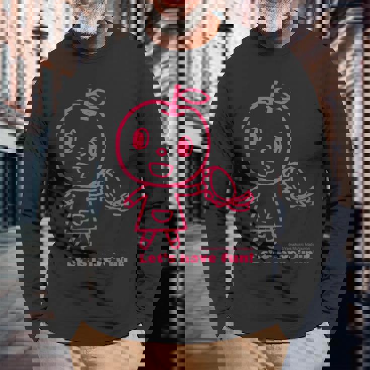 Let's Have Fun 長袖Tシャツ 高齢者への贈り物