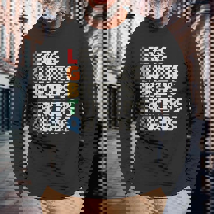 Lgbtq ラッツ 大臀筋 上腕二頭筋 上腕三頭筋 大腿四頭筋 ジム リフティングウェイト 長袖Tシャツ 高齢者への贈り物