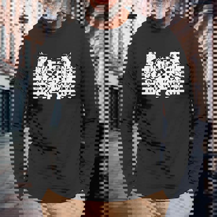 Lichess Merch チェスボードピース ファミリーファニー 長袖Tシャツ 高齢者への贈り物