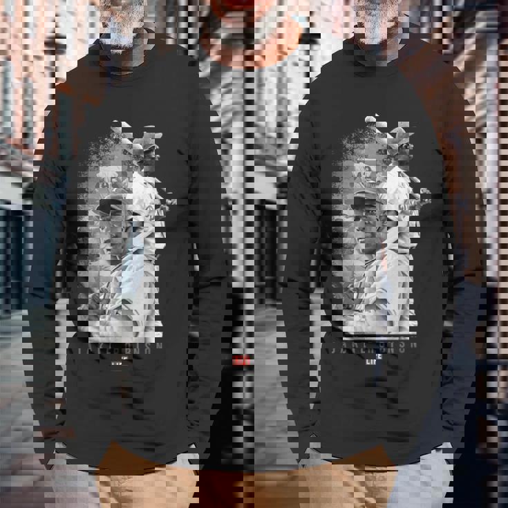 Life Picture Collection _ ジャッキー ロビンソン3 _ 野球 長袖Tシャツ 高齢者への贈り物