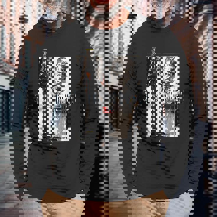 Life Picture Collection _ スティーブ マックイーン2 長袖Tシャツ 高齢者への贈り物