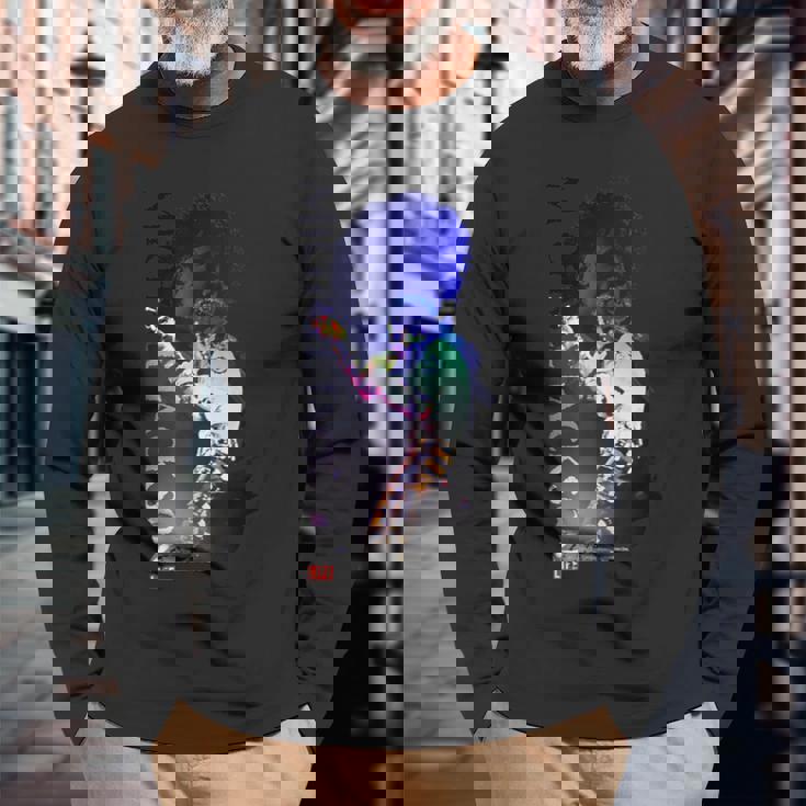 Life Picture Collection _ マイケル ジャクソン2 長袖Tシャツ 高齢者への贈り物