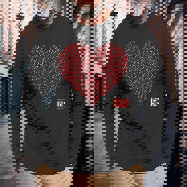 Life Picture Collection Life（ライフ）ロゴ（10） 長袖Tシャツ 高齢者への贈り物