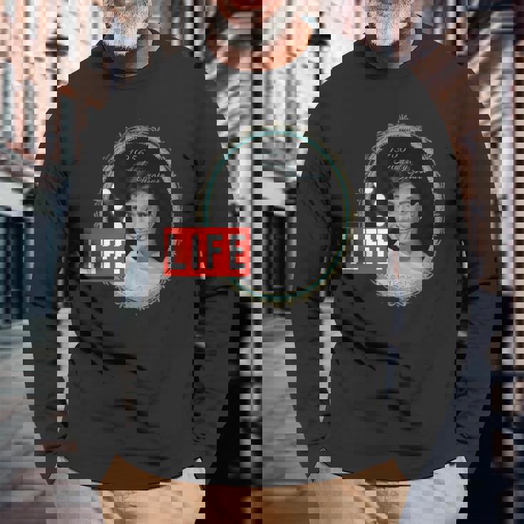 Life Picture Collection オードリー ヘプバーン（2） 長袖Tシャツ 高齢者への贈り物