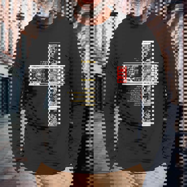 Life Picture Collection チンパンジー（1） 長袖Tシャツ 高齢者への贈り物