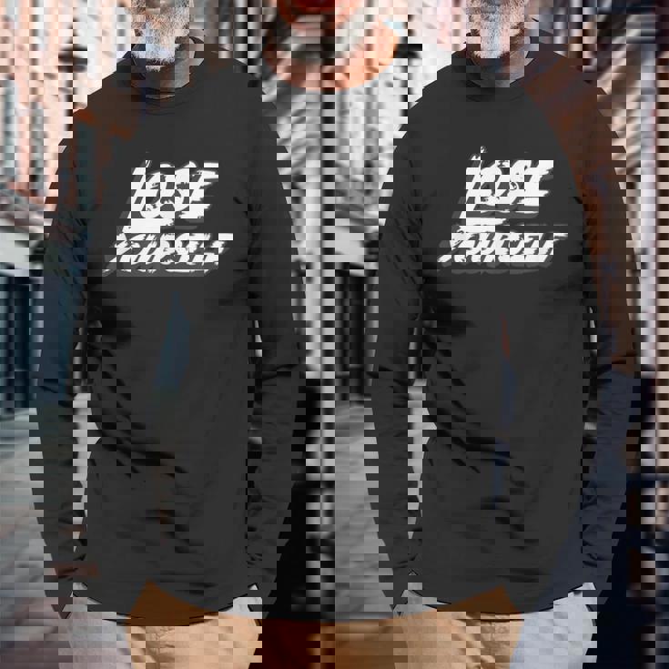 Lose Yourself 長袖Tシャツ 高齢者への贈り物