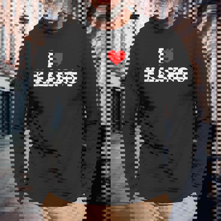 I Love Kano 長袖Tシャツ 高齢者への贈り物