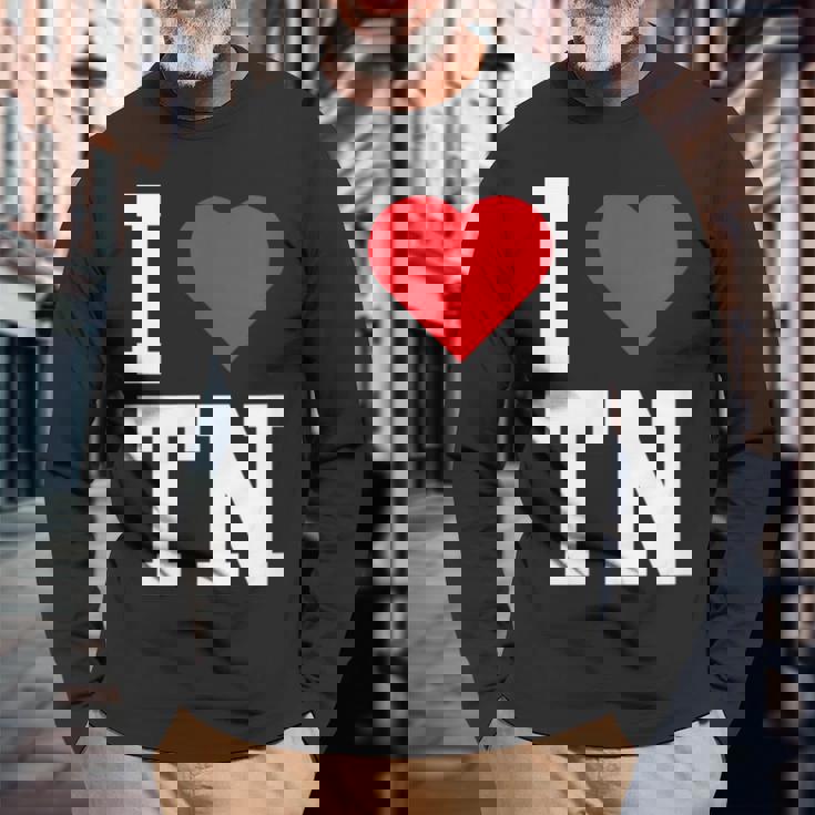 I Love Tennessee Tn Throwback Classic 長袖Tシャツ 高齢者への贈り物