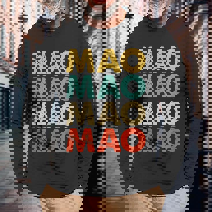 Mao 真央 長袖Tシャツ 高齢者への贈り物