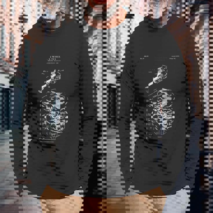 Martin Guitar 特許tシャツ-音楽tシャツ 長袖Tシャツ 高齢者への贈り物