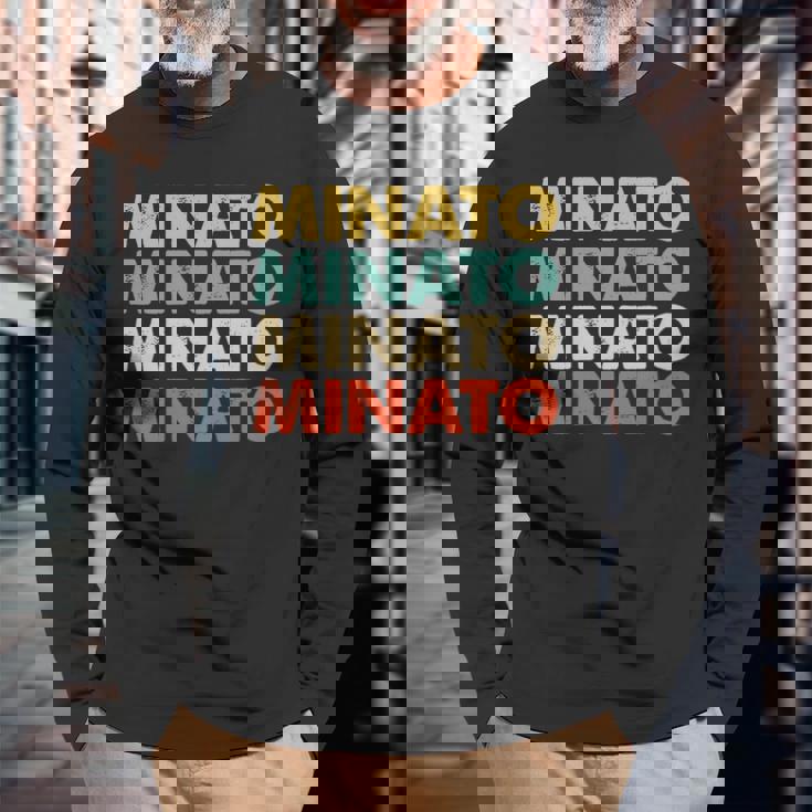 Minato 湊 長袖tシャツ 長袖Tシャツ 高齢者への贈り物