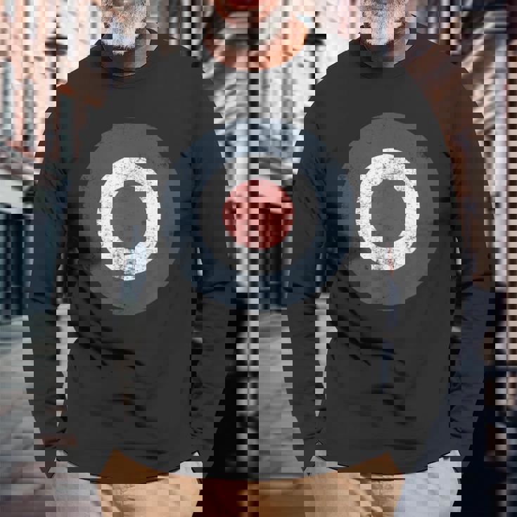 Mod Target ブルズアイ Uk Raf ラウンデルターゲット 長袖Tシャツ 高齢者への贈り物