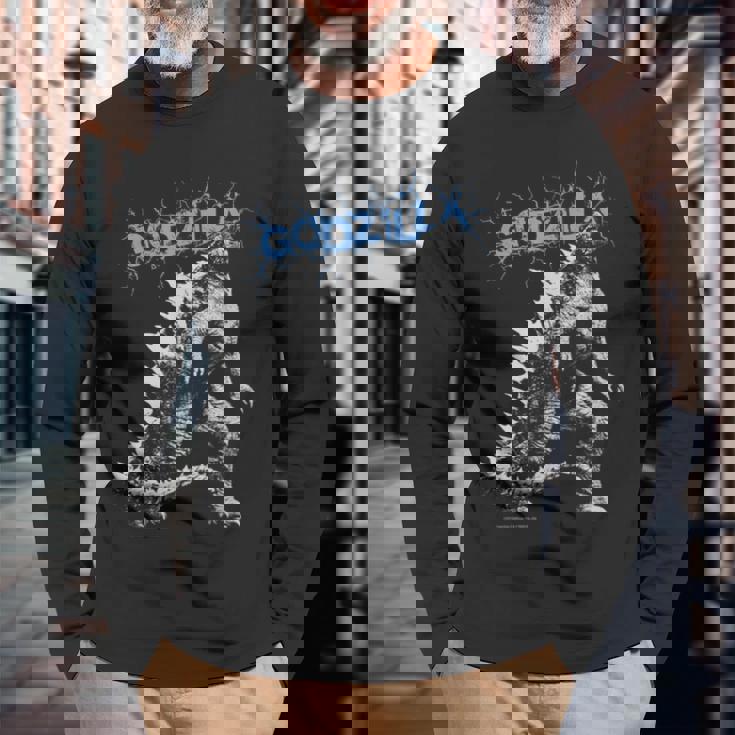 Monsterverse ゴジラ クラックル 公式ライセンス商品。 長袖Tシャツ 高齢者への贈り物