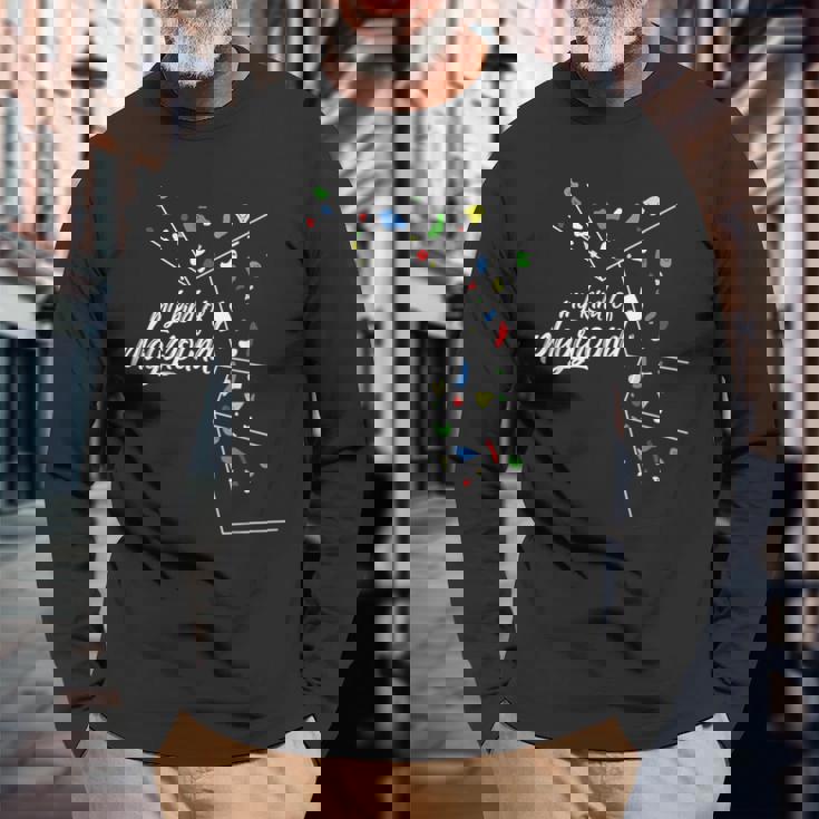 My Kind Of Playground ボルダリングとロッククライミング 長袖Tシャツ 高齢者への贈り物