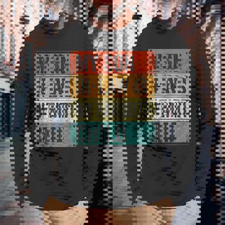 Myon In Law Is My Favorite Child 父の日 長袖Tシャツ 高齢者への贈り物