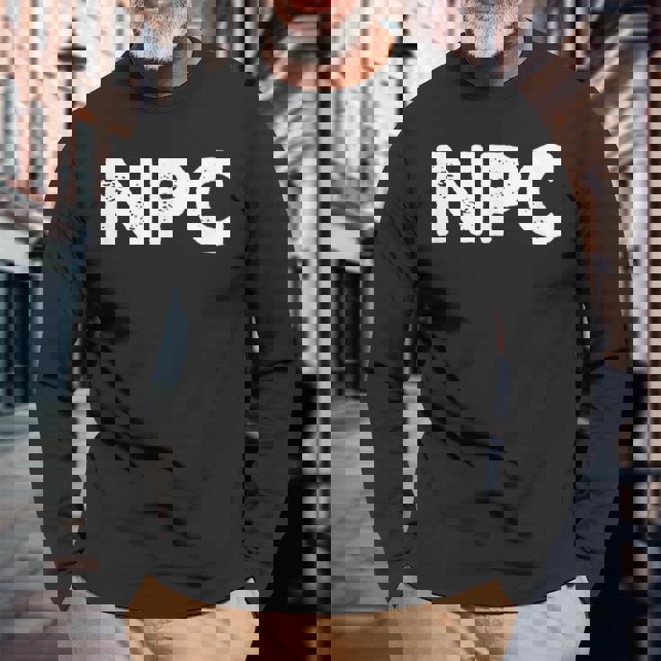 Npc Larp ラーピング 長袖Tシャツ 高齢者への贈り物