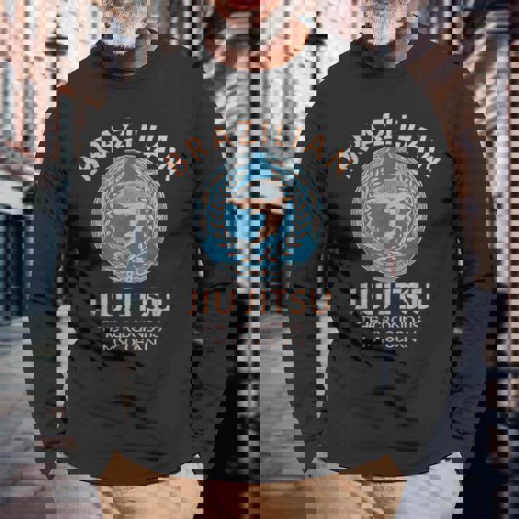 Oceanhark ブラジリアン柔術 総合格闘技 ブラジリアン柔術 長袖Tシャツ 高齢者への贈り物