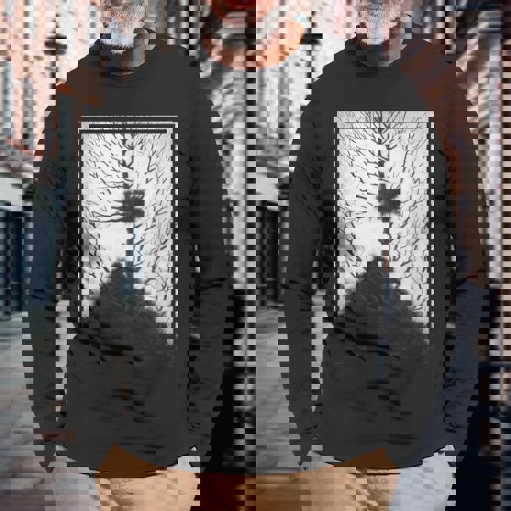 Oede 1900 デソレーション・キッテルセン ブラック・メタル・アート ペスト ノルウェー Metal 長袖Tシャツ 高齢者への贈り物