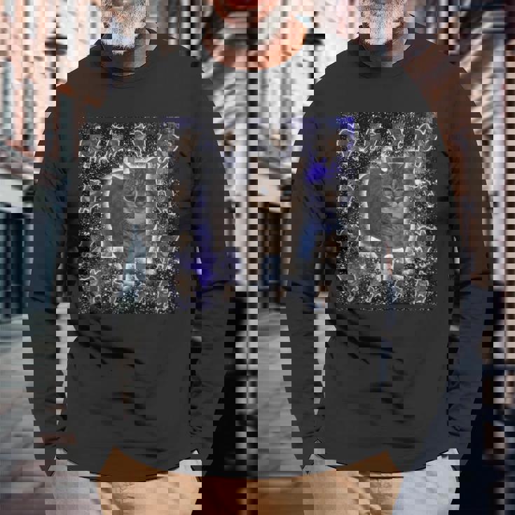 Oiiaa Oiiaa Cat Brainrotiralpining Cat Meme 長袖Tシャツ 高齢者への贈り物