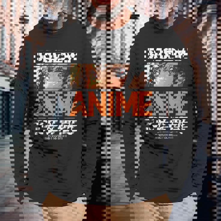 I Paused My Anime Manga Cute Weeb Kawaii Otaku アニメ グッズ 長袖Tシャツ 高齢者への贈り物