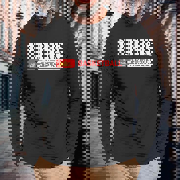 Pilipinas バスケットボール Gilas Philippines シャツ 長袖Tシャツ 高齢者への贈り物