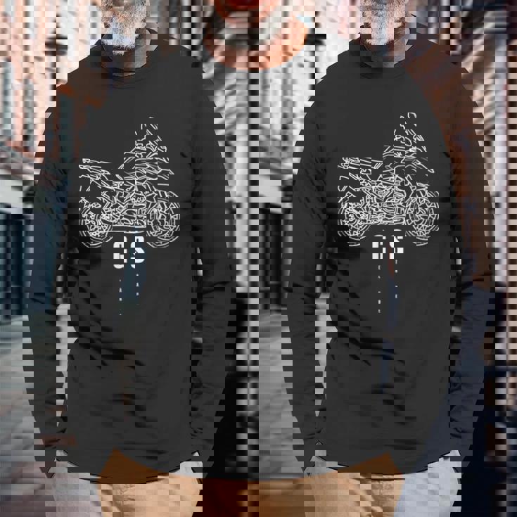 R1200gs エンデューロ オートバイ Gs 長袖Tシャツ 高齢者への贈り物