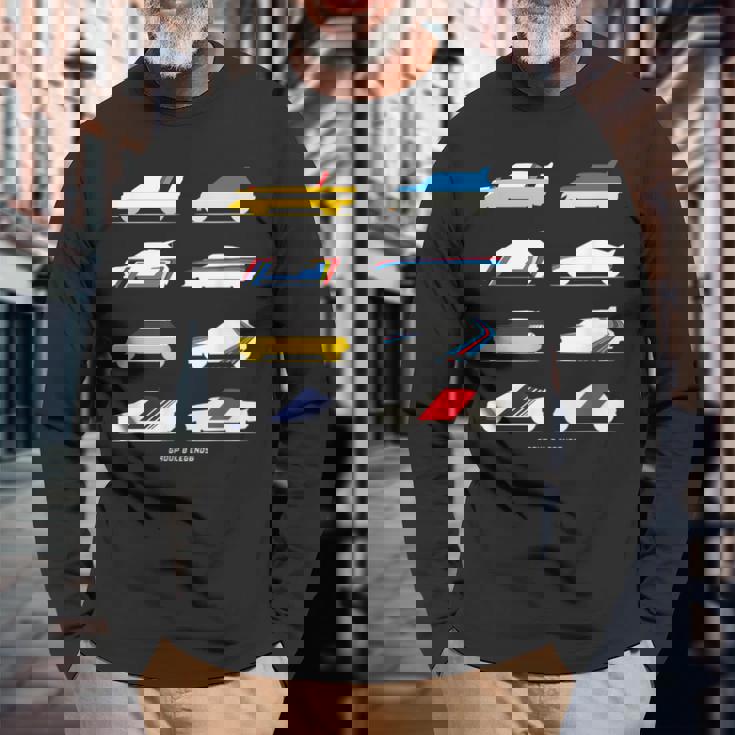 Rally Legends Group B クラシック ラリーカー デザイン 長袖Tシャツ 高齢者への贈り物