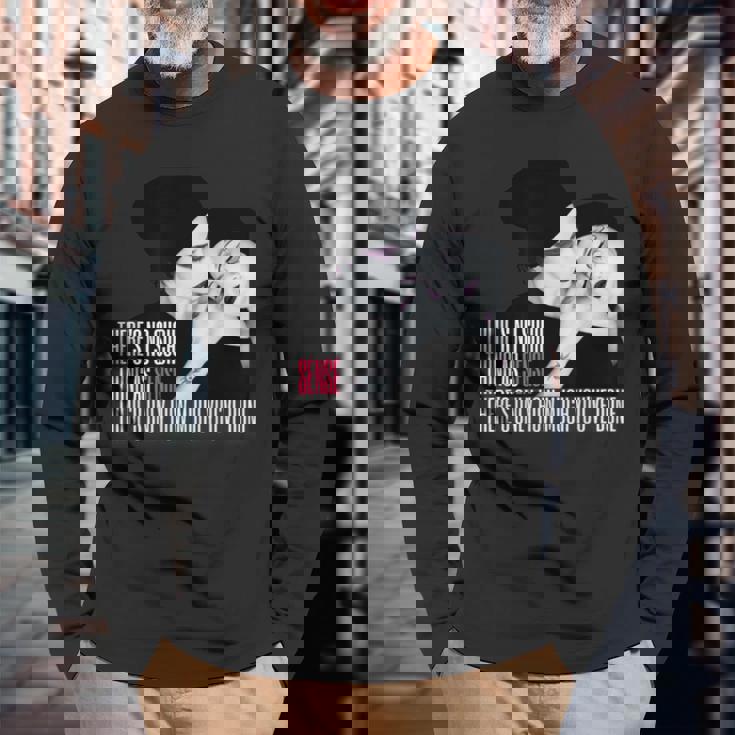 There Is Nouch Thing Asense おしゃれに差をつける！限定デザイン 長袖Tシャツ 高齢者への贈り物