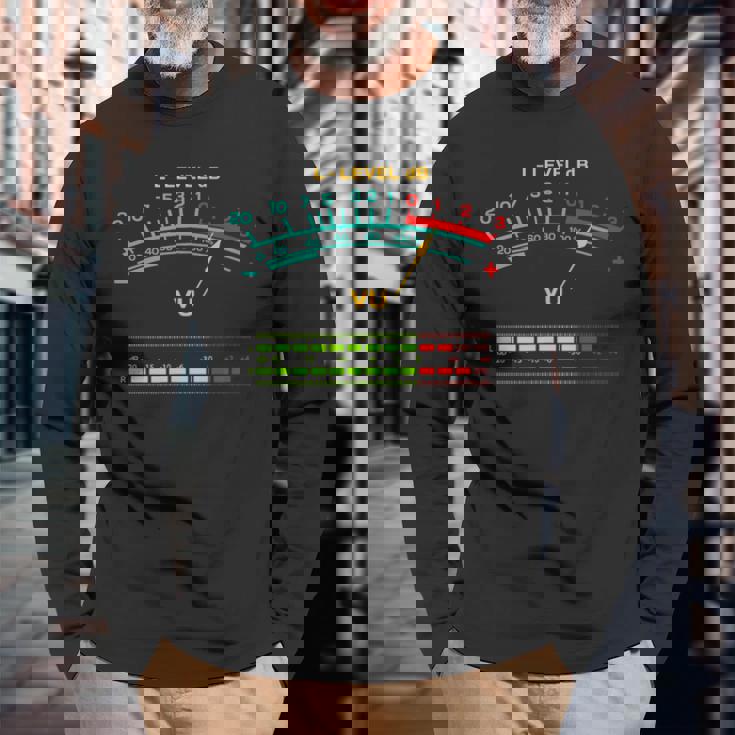 Retrou Meterintage Hi-Fi Audiotereo Musicound 長袖Tシャツ 高齢者への贈り物