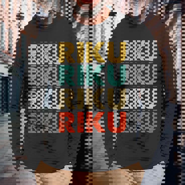 Riku 陸 長袖Tシャツ 高齢者への贈り物