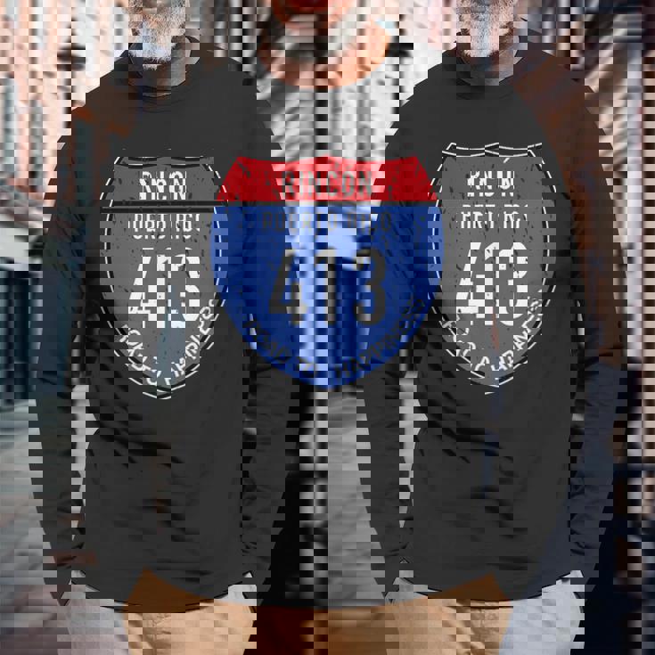 Rincón プエルトリコ 長袖Tシャツ 高齢者への贈り物