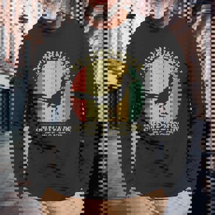 Roadrunner Lover ヴィンテージ アンティーク調 ロードランナー 長袖Tシャツ 高齢者への贈り物