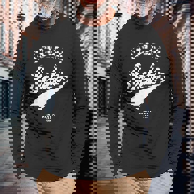 Sado Local 佐渡市ローカル 故郷 長袖Tシャツ 高齢者への贈り物