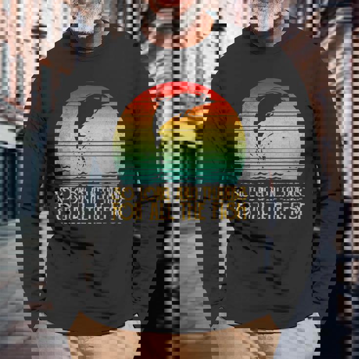 So Long And Thanks For All The Fish ビンテージtシャツ 長袖Tシャツ 高齢者への贈り物