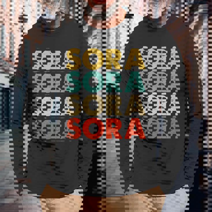 Sora 空 長袖Tシャツ 高齢者への贈り物