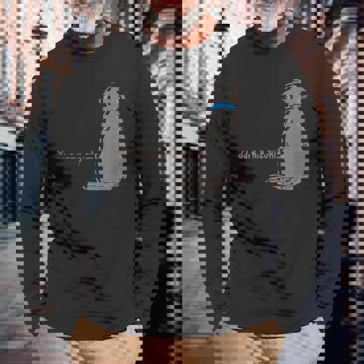 Soulmate ソウルメイト 犬 ワンちゃん わんこ ラブラドールレトリバー 運命 親友 メンズ レディース 長袖Tシャツ 高齢者への贈り物