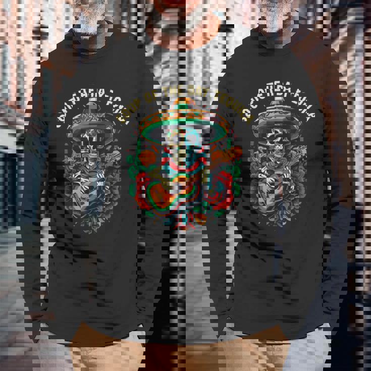 Soup Of The Day テキーラ アルコール テキーラ ドリンカー 長袖Tシャツ 高齢者への贈り物