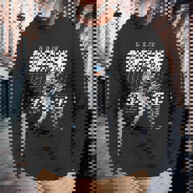 Speed Power Ohtani 50-50 Milestonehohei Ohtani Mlbpa 長袖Tシャツ 高齢者への贈り物