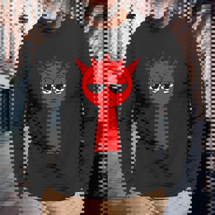 Sprunkiのraddy 長袖Tシャツ 高齢者への贈り物