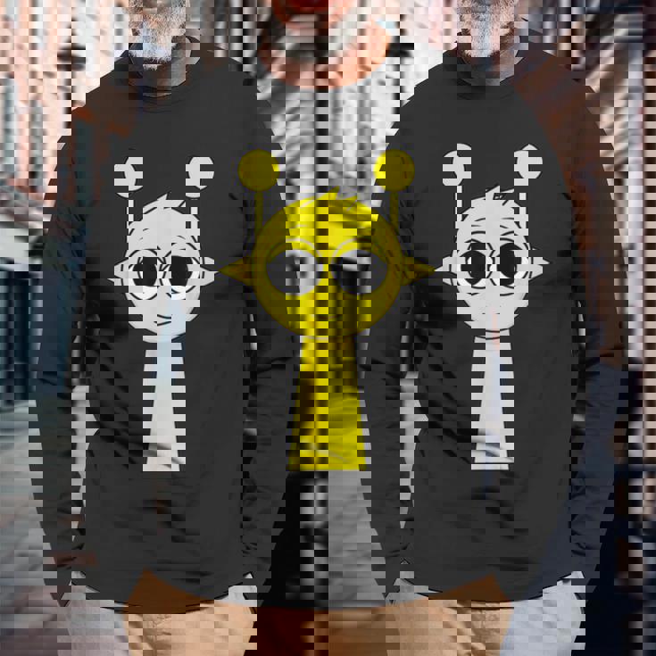 Sprunkiのサイモン 長袖Tシャツ 高齢者への贈り物