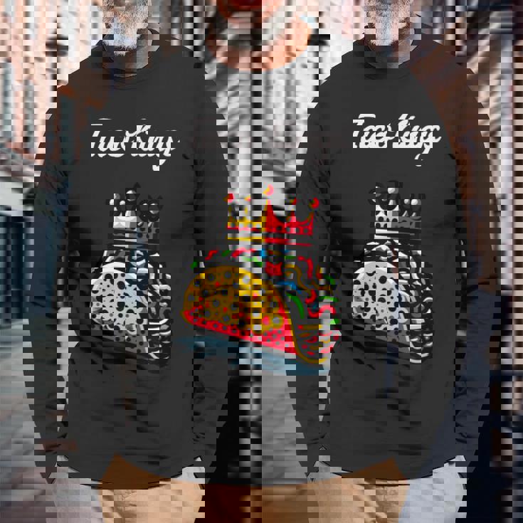 Taco Kings レストラン服 長袖Tシャツ 高齢者への贈り物