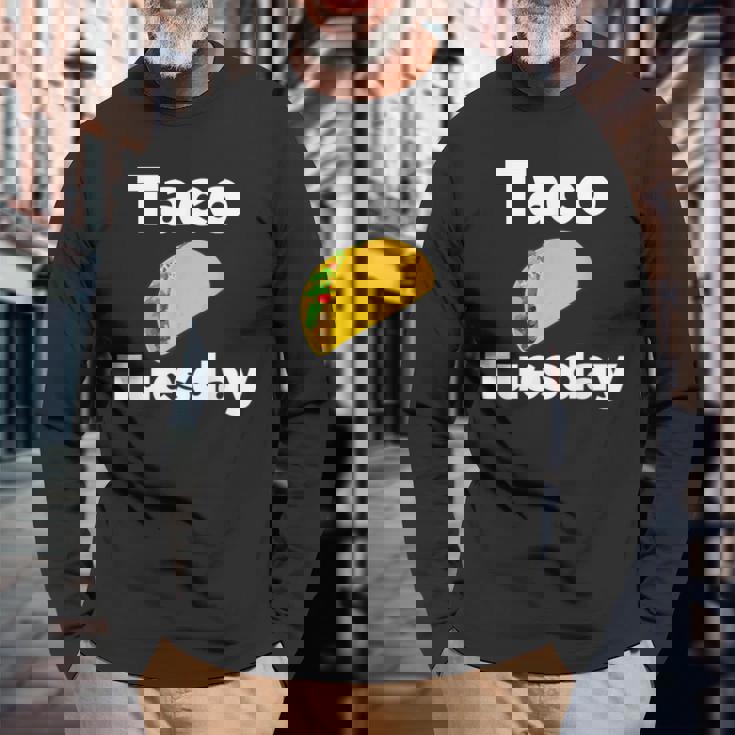 Taco Tuesday Taco Tuesday 長袖Tシャツ 高齢者への贈り物