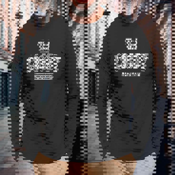 Team Cosby Lifetime Member Family 苗字 長袖Tシャツ 高齢者への贈り物