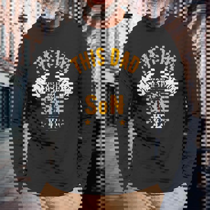 This Dad Has The Beston Ever 父の日 Fromon 長袖Tシャツ 高齢者への贈り物