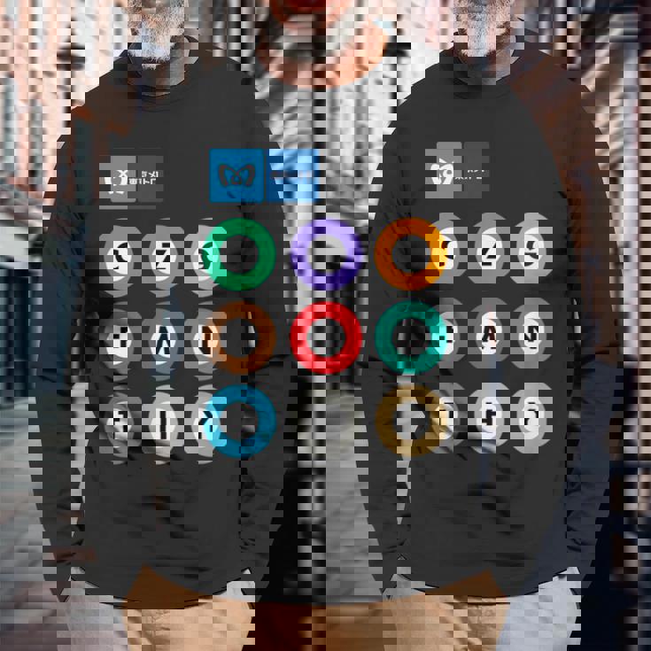 The Tokyo Metro 長袖Tシャツ 高齢者への贈り物