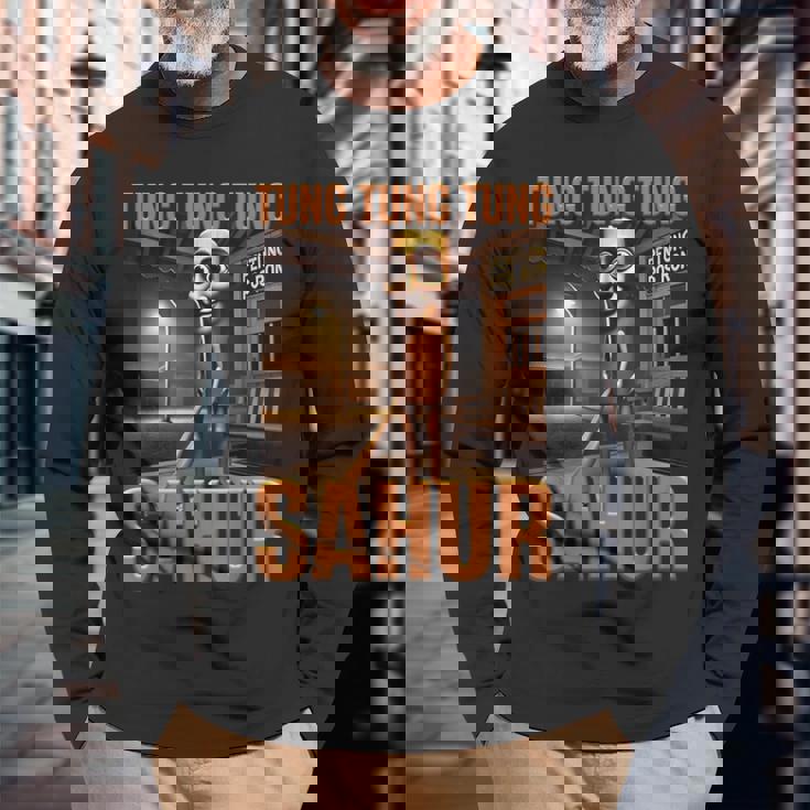 Tung Tung Tungahur Ai モンスター イタリアン ブレイン ロート キッズ 男の子 長袖Tシャツ 高齢者への贈り物